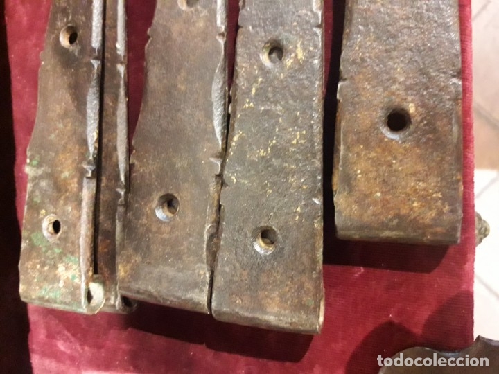 Antig&uuml;edades: 7 bisagras forja. - Foto 2