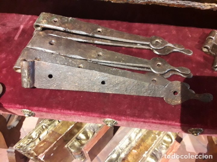 Antig&uuml;edades: 7 bisagras forja. - Foto 4