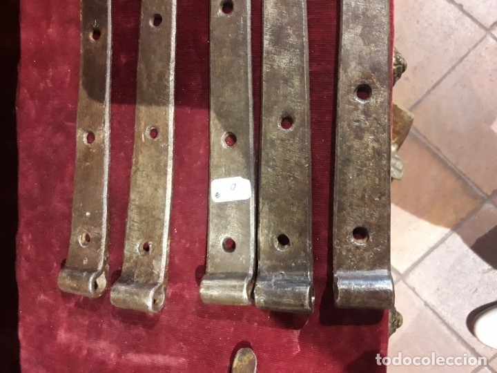 Antig&uuml;edades: 5 bisagras forja. - Foto 3