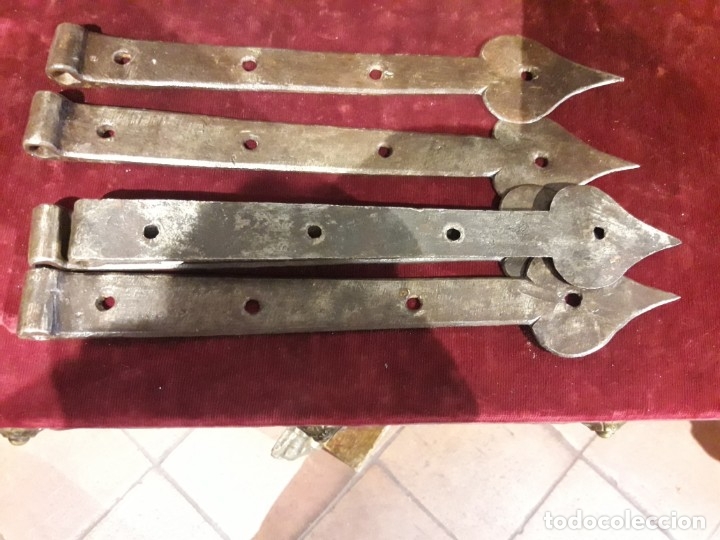 Antig&uuml;edades: 5 bisagras forja. - Foto 4