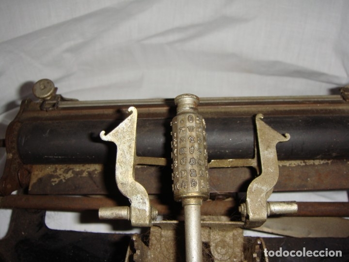 Antigüedades: Antigua Máquina de Escribir Francesa. MIGNON. Años 20. - Foto 3 - 178136193
