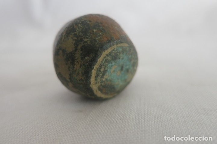 Antig&uuml;edades: ponderal forma de barril 59,6 gr - Foto 5