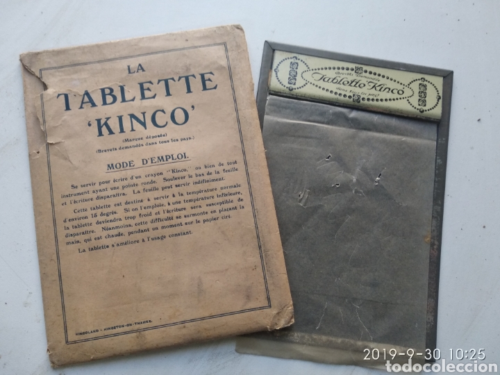 Antig&uuml;edades: Tablette kinco - Foto 1