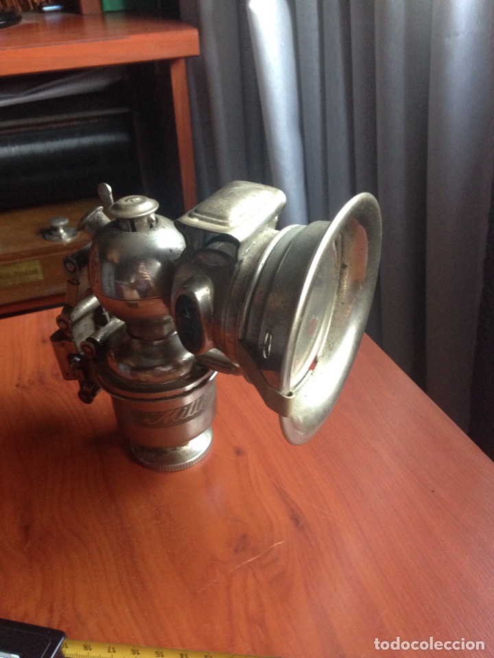 Antig&uuml;edades: Farol de bicicleta miller regalite - Foto 11