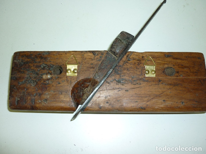 Antig&uuml;edades: CEPILLO DE CARPINTERO ANTIGUO - Foto 3