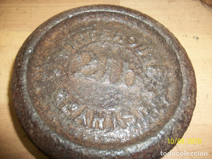 Antig&uuml;edades: LOTE DE 2 PESAS - Foto 4