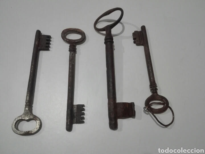Antig&uuml;edades: LAVES ANTIGUAS. 4 UNIDADES. - Foto 2