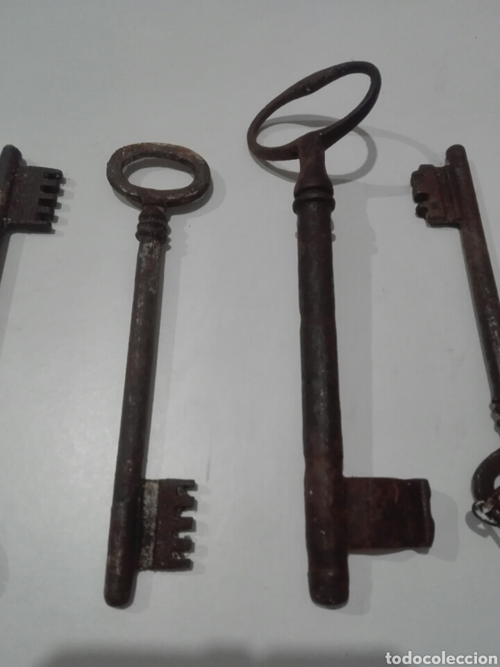 Antig&uuml;edades: LAVES ANTIGUAS. 4 UNIDADES. - Foto 4
