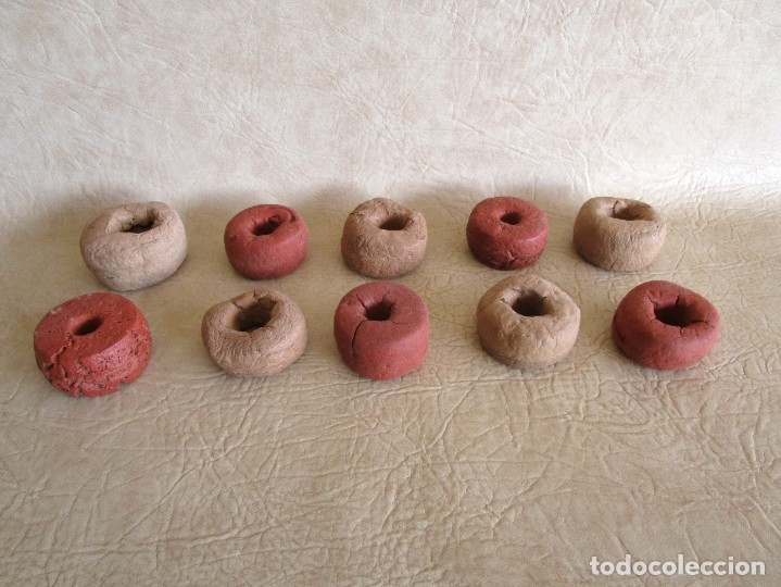 Antig&uuml;edades: lote 10 antiguas boyas de red de pesca - Foto 2
