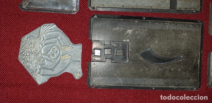 Antig&uuml;edades: PLANCHAS DE IMPRESI&Oacute;N PARA IMPRENTA - Foto 2