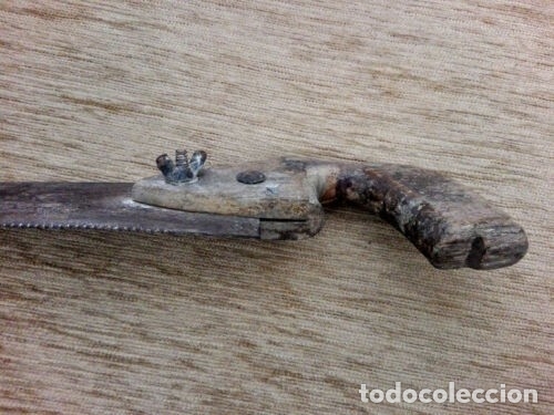 Antig&uuml;edades: Sierra de carpinter&iacute;a antigua - Foto 2