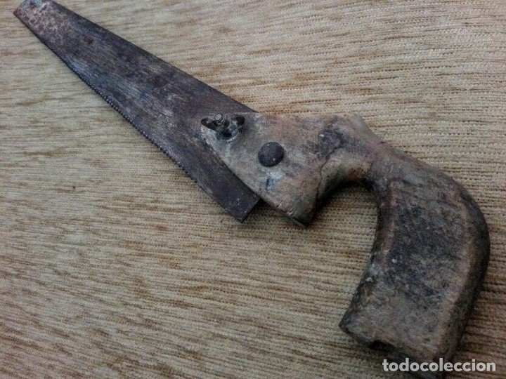 Antig&uuml;edades: Sierra de carpinter&iacute;a antigua - Foto 7