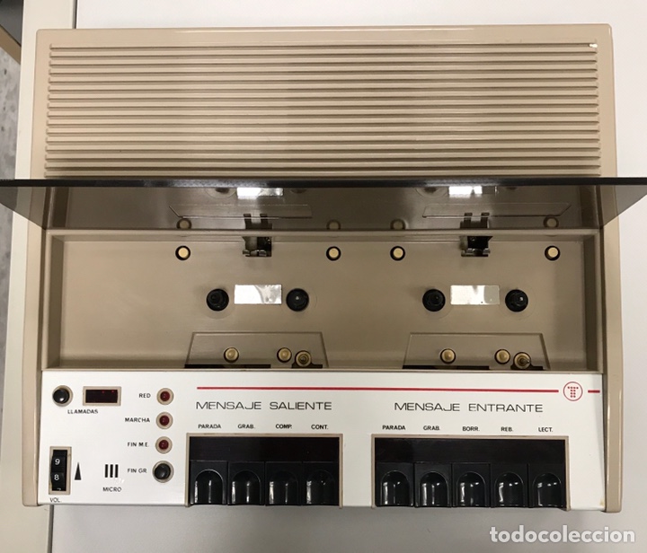Tel&eacute;fonos: Contestador automatico doble cinta CM - 60 telefonica - Foto 3