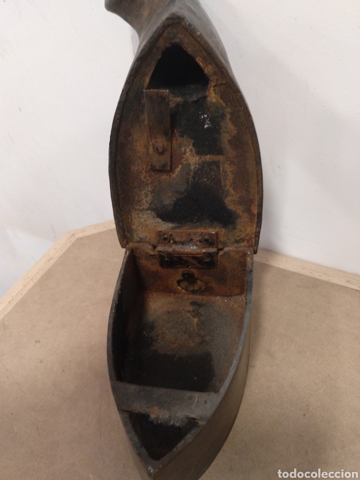 Antig&uuml;edades: PLANCHA DE CHIMENEA EN HIERRO FUNDIDO - Foto 3