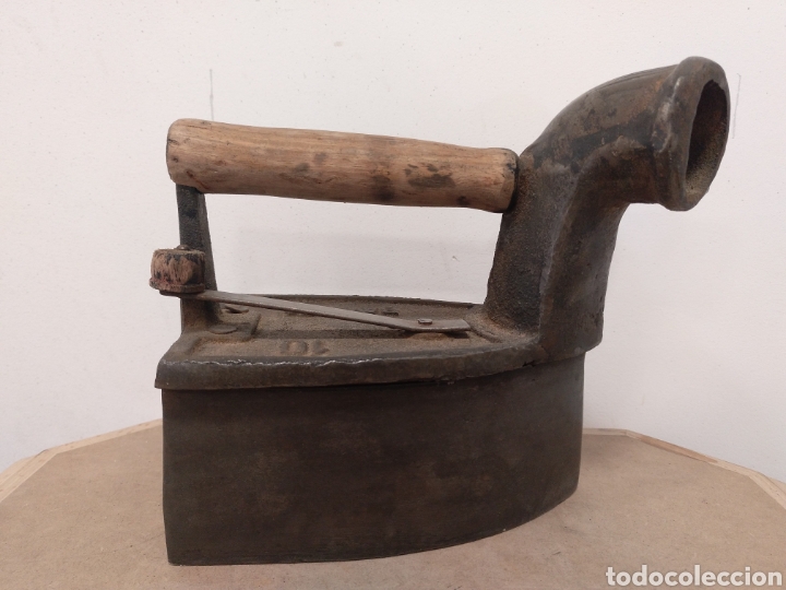 Antig&uuml;edades: PLANCHA DE CHIMENEA EN HIERRO FUNDIDO - Foto 9