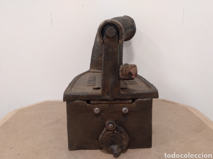 Antig&uuml;edades: PLANCHA DE CHIMENEA EN HIERRO FUNDIDO - Foto 10