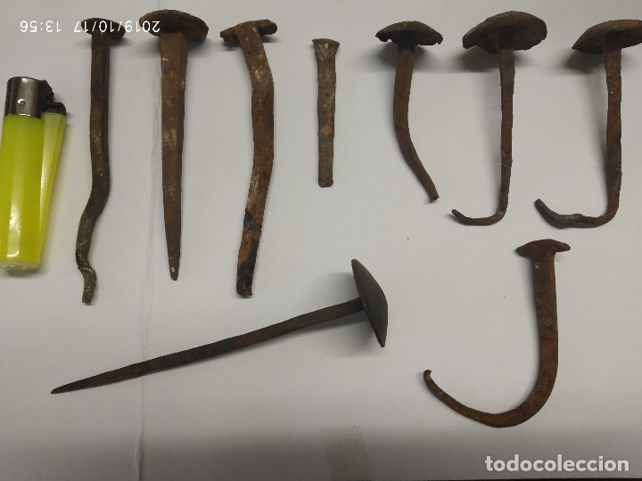Antig&uuml;edades: LOTE DE CLAVOS. - Foto 2