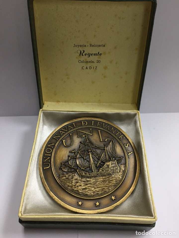 Antig&uuml;edades: Medalla de bronce de UNI&Oacute;N NAVAL D LEVANTE S.A. - Foto 2
