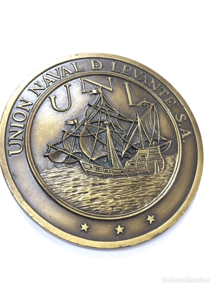 Antig&uuml;edades: Medalla de bronce de UNI&Oacute;N NAVAL D LEVANTE S.A. - Foto 5