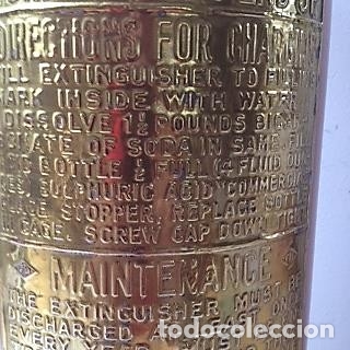 Antig&uuml;edades: EXTINTOR DE BARCO usa Essanay - Foto 4