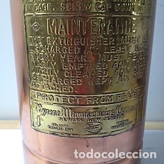 Antig&uuml;edades: EXTINTOR DE BARCO usa Essanay - Foto 5