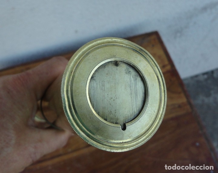 Antig&uuml;edades: Catalejo antiguo de laton, retractil - Foto 2