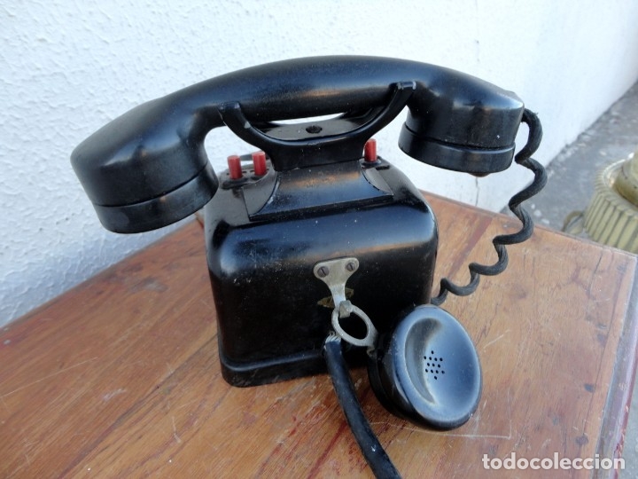 Tel&eacute;fonos: Telefono antiguo con auricular suplementario - Foto 5