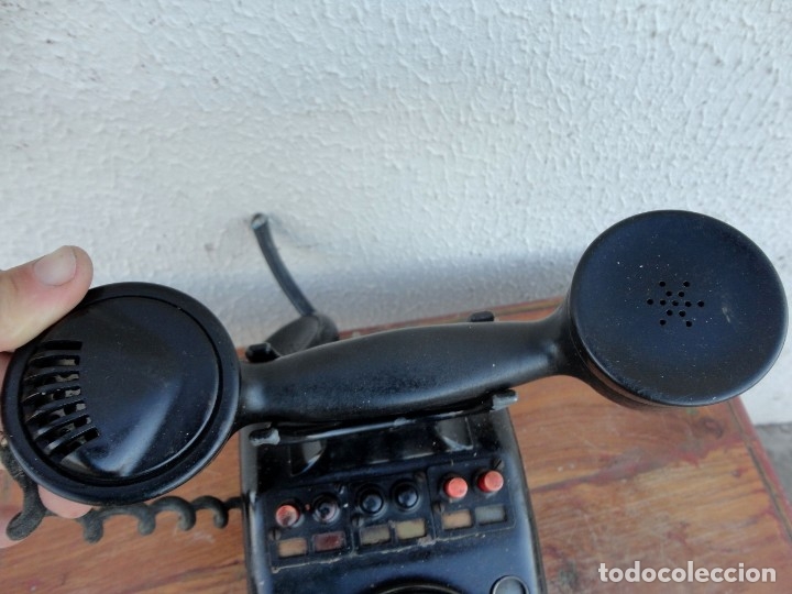 Tel&eacute;fonos: Telefono antiguo con auricular suplementario - Foto 7