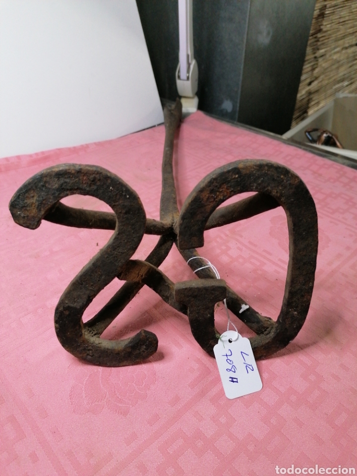 Antig&uuml;edades: Hierro de marca ganado de forja - Foto 2