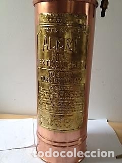 Antig&uuml;edades: SOBERBIO EXTINTOR DE BARCO usa Alert - Foto 1