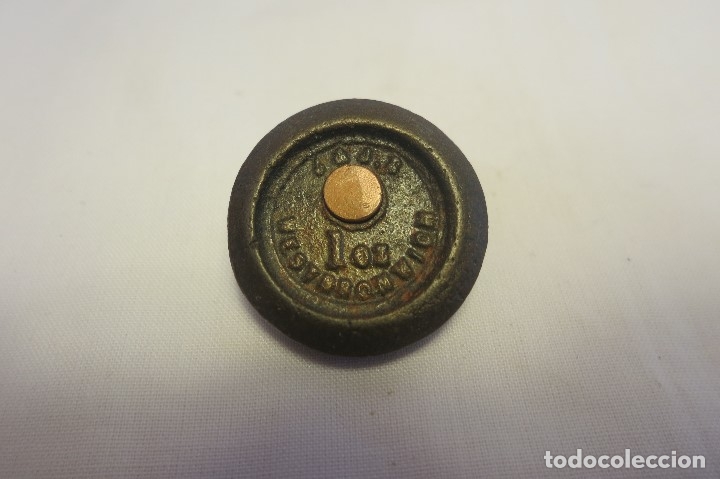 Antig&uuml;edades: pesa de 1 onza fabricantes - Foto 2