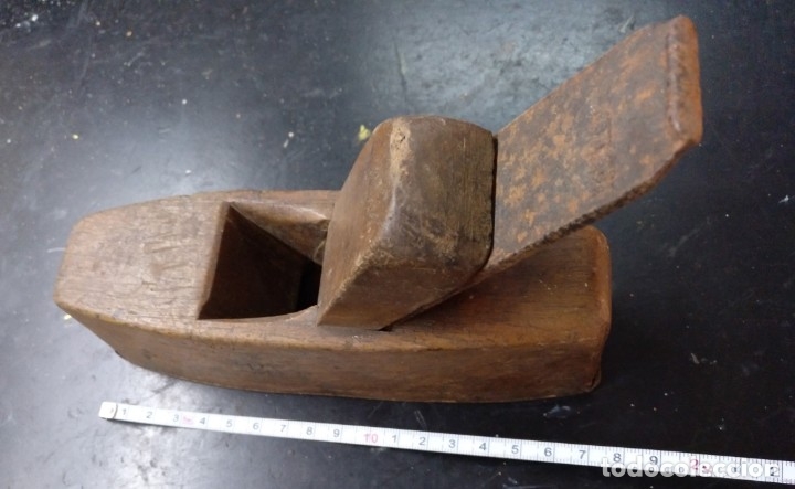 Antig&uuml;edades: antiguo cepillo herramienta carpintero, carpinteria - ver marca - Foto 1