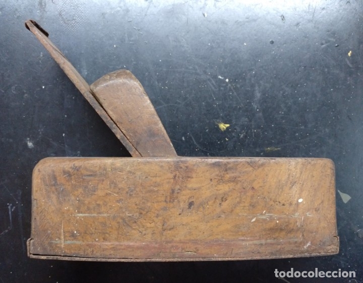 Antig&uuml;edades: antiguo cepillo herramienta carpintero, carpinteria - ver marca - Foto 4