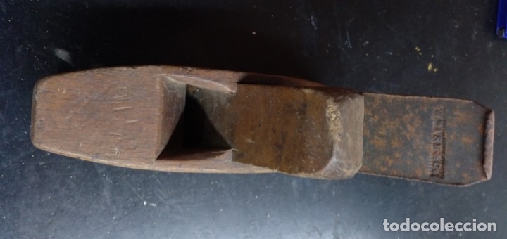 Antig&uuml;edades: antiguo cepillo herramienta carpintero, carpinteria - ver marca - Foto 5