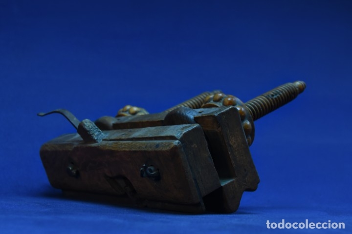 Antig&uuml;edades: Antiguo cepillo de acanalar de madera. - Foto 5
