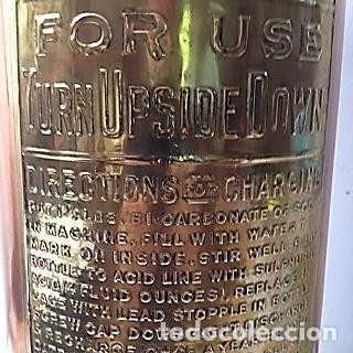 Antig&uuml;edades: SOBERBIO EXTINTOR DE BARCO 1925 usa Guardene - Foto 5