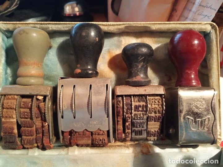 Antig&uuml;edades: fechadores antiguos XIX - Foto 2