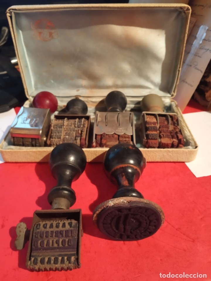 Antig&uuml;edades: fechadores antiguos XIX - Foto 3