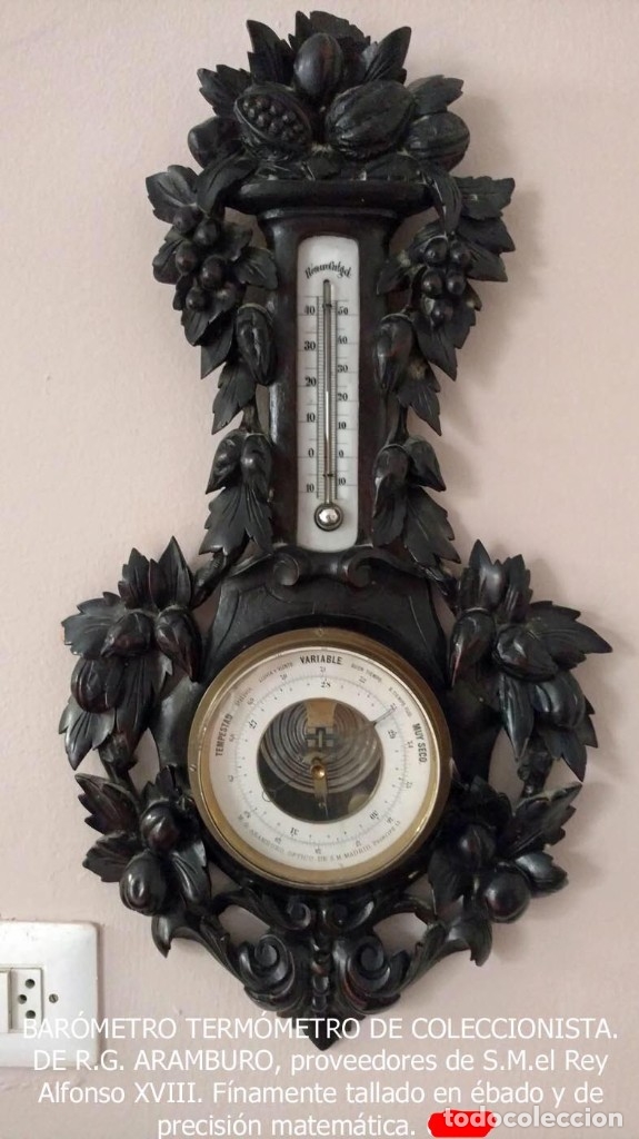Antig&uuml;edades: Bar&oacute;metro de colecci&oacute;n de Aramburu - Foto 1
