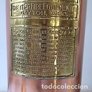 Antig&uuml;edades: EXTINTOR DE BARCO usa Grether - Foto 5