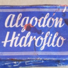 Antigüedades: CAJA DE ALGODON HIDRÓFILO MARCA INDAS - AÑOS 60/70