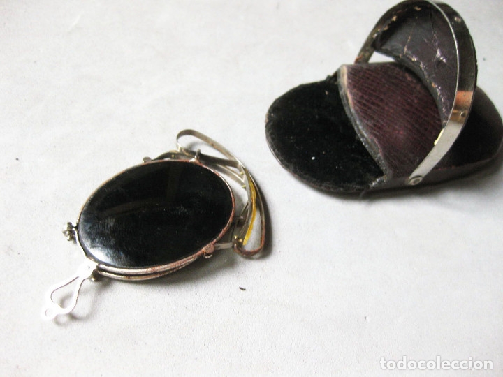 Antig&uuml;edades: Gafas de sol plegables con funda. Impertinentes. - Foto 3
