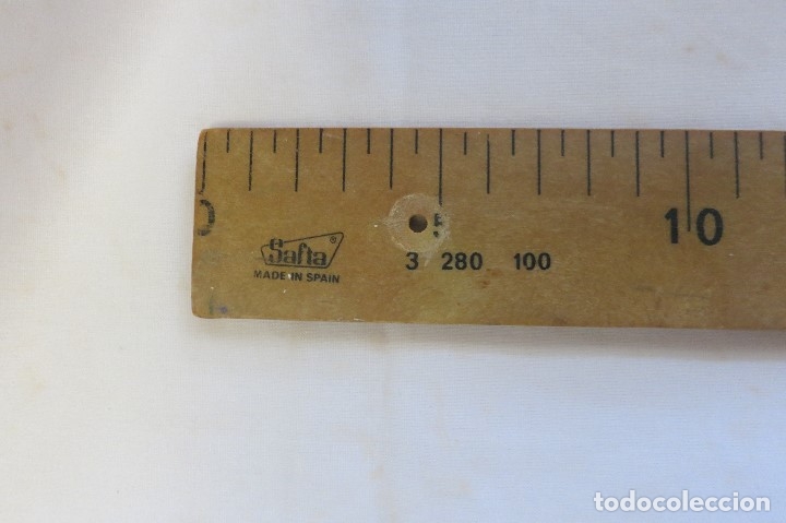 Antig&uuml;edades: regla de 1 metro y otra de 80 cent - Foto 3