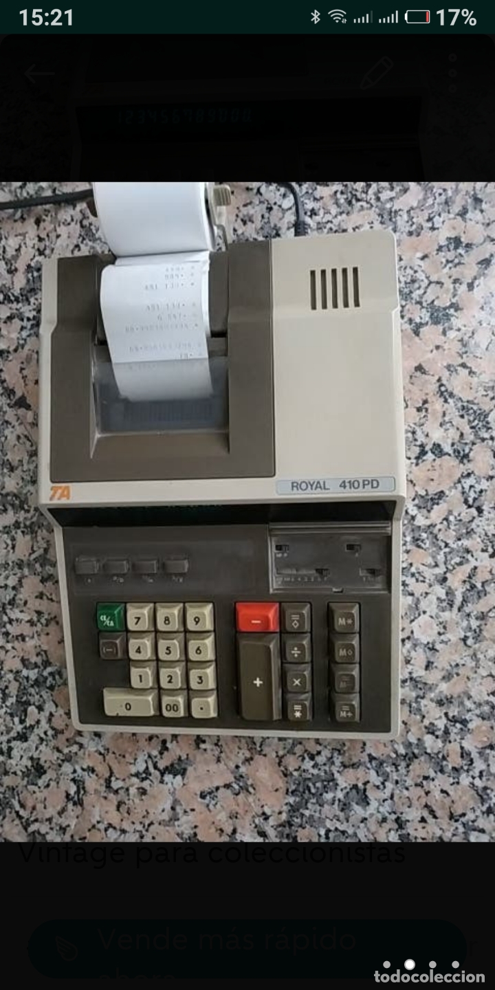 Antig&uuml;edades: Calculadora a&ntilde;os 80 - Foto 2