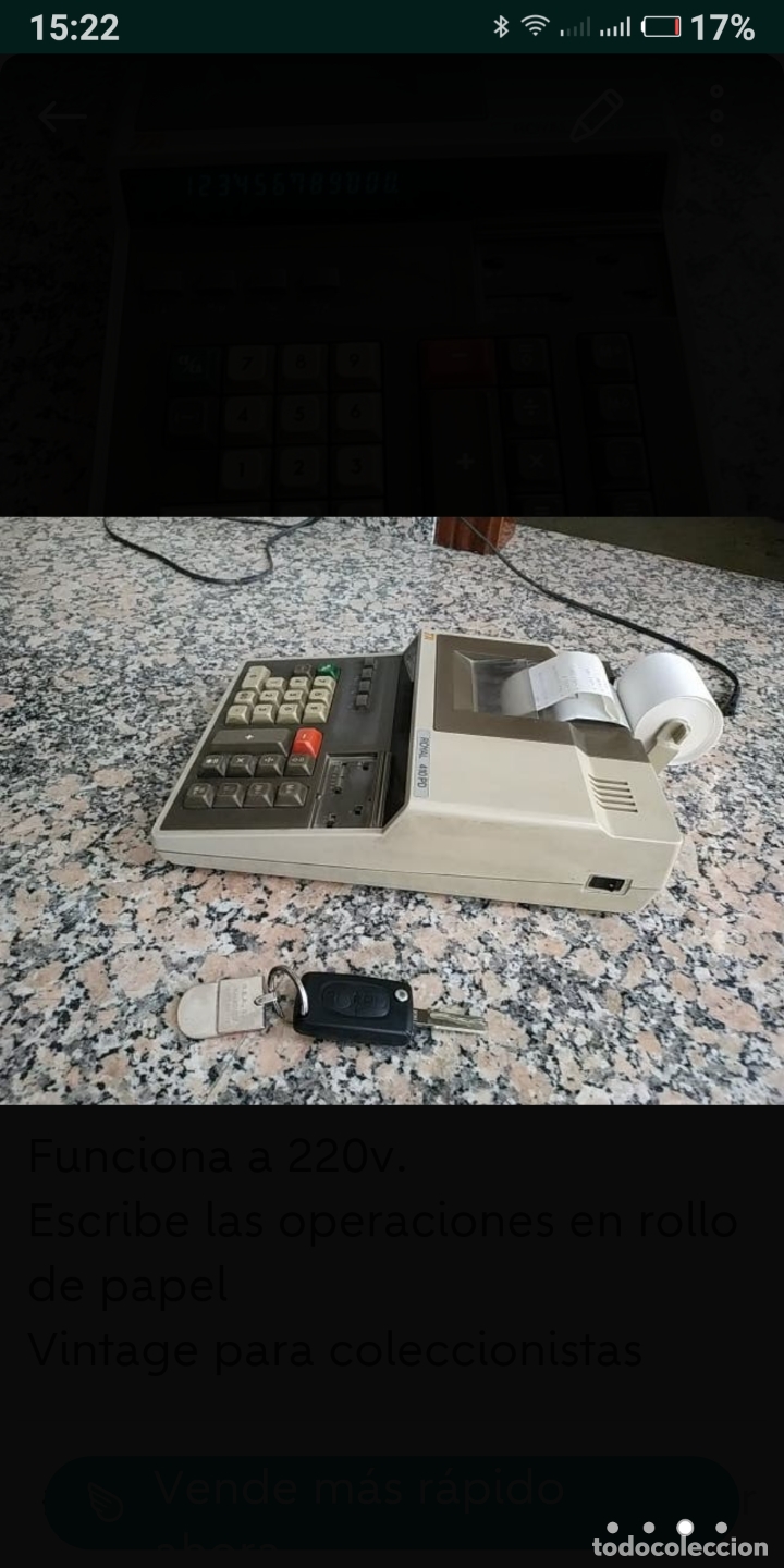 Antig&uuml;edades: Calculadora a&ntilde;os 80 - Foto 4