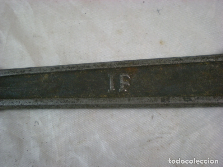 Antig&uuml;edades: Antigua Llave Fija Plana - Foto 3