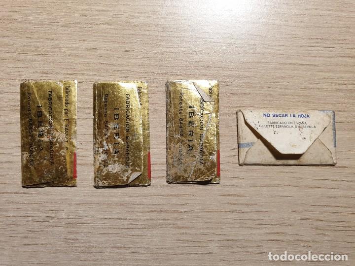 Antig&uuml;edades: LOTE DE CUCHILLAS DE AFEITAR ANTIGUAS - Foto 2