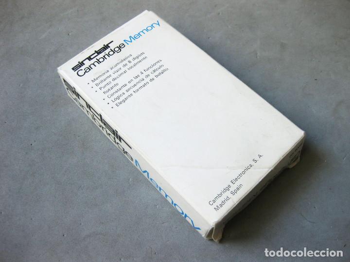 Antig&uuml;edades: CALCULADORA SINCLAIR CAMBRIDGE MEMORY 0/0 CON CAJA E INSTRUCCIONES - ELECTRONIC CALCULATOR - Foto 4