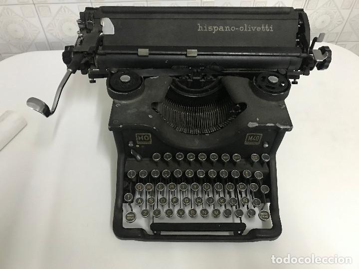 Antig&uuml;edades: Maquina de escribir Hispano-Olivetti M40 H0. funciona - Foto 8