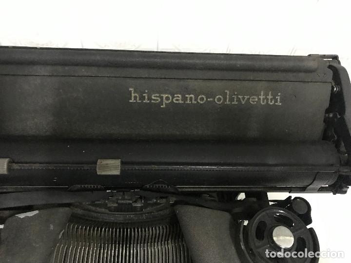 Antig&uuml;edades: Maquina de escribir Hispano-Olivetti M40 H0. funciona - Foto 6
